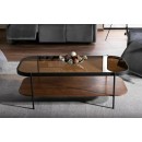 Стол журнальный SIGNAL PRIMA A орех/черный мат 120/58